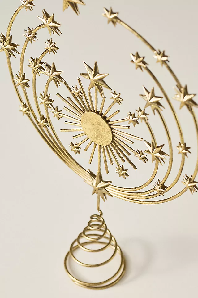 Hedy Gold Metal Tree Topper