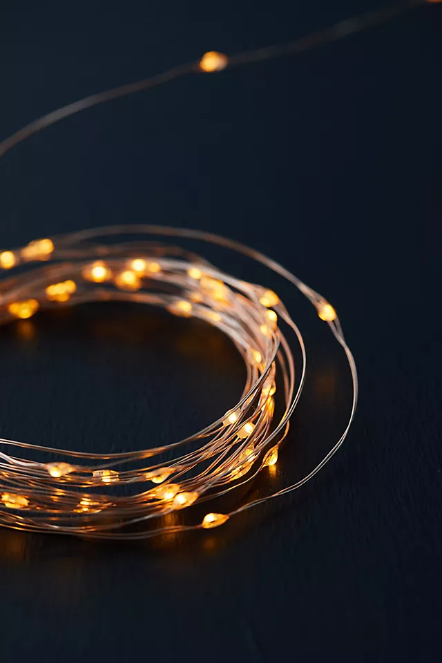 Stargazer Twinkling Rose Gold Twine Lights