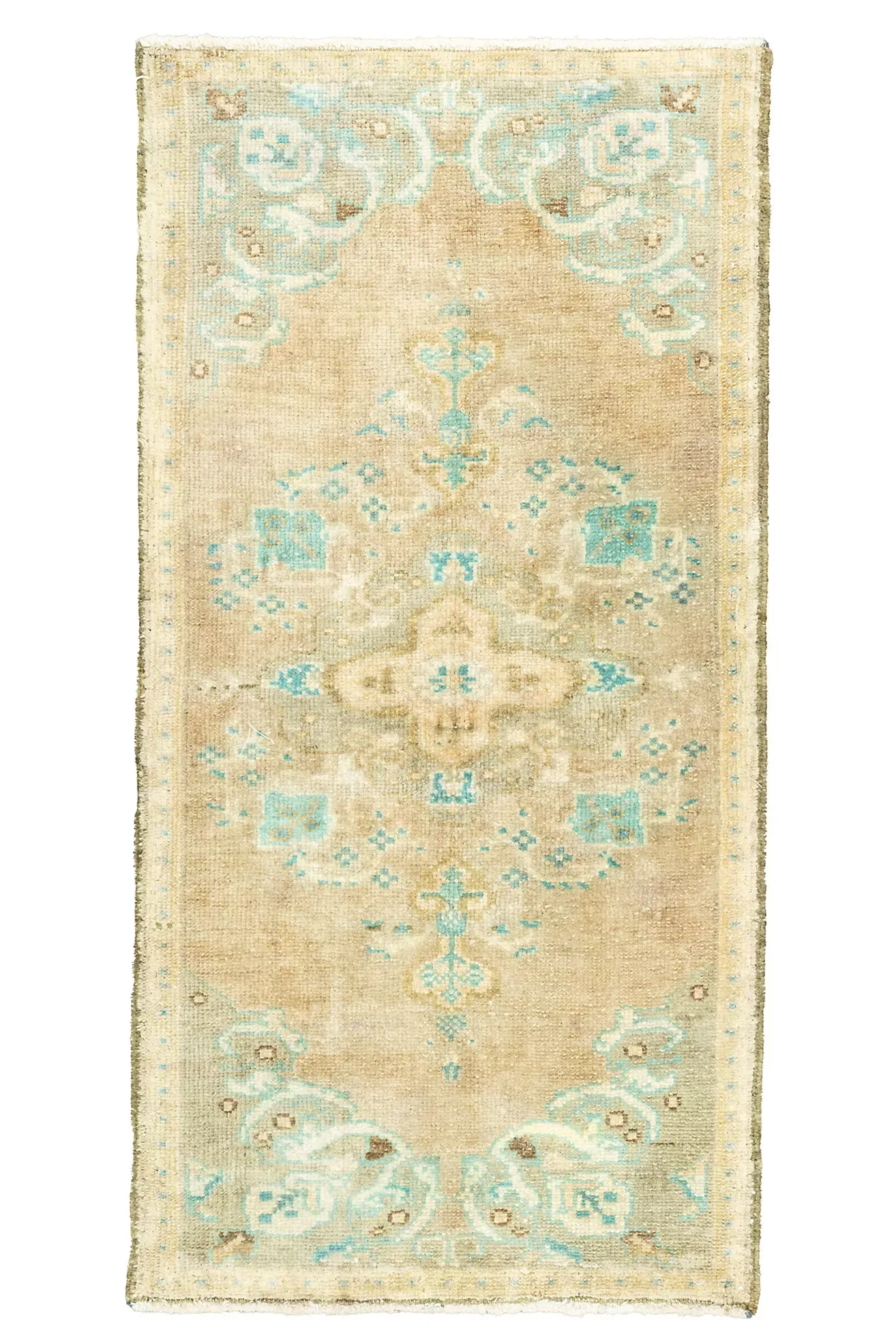 District Loom Vintage Turkish Mini Rug No. 655