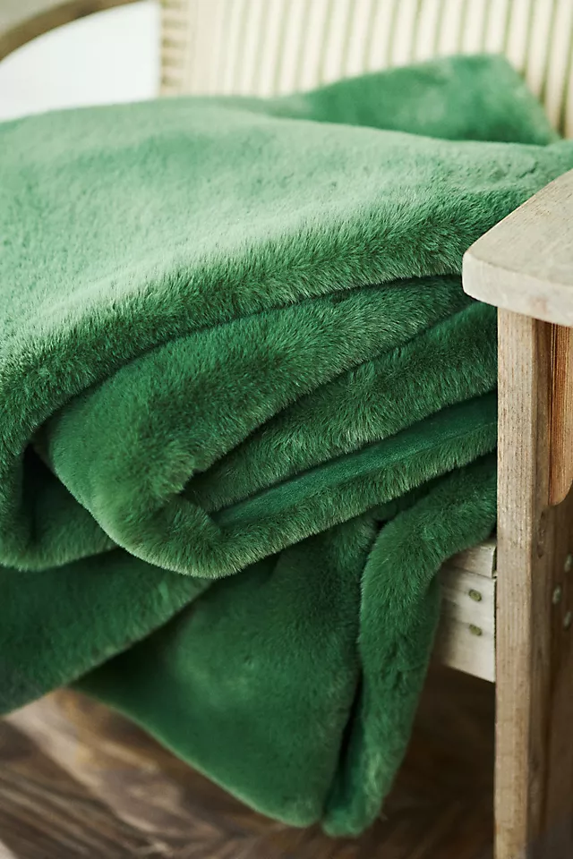 The Sophie Faux Fur Throw Blanket