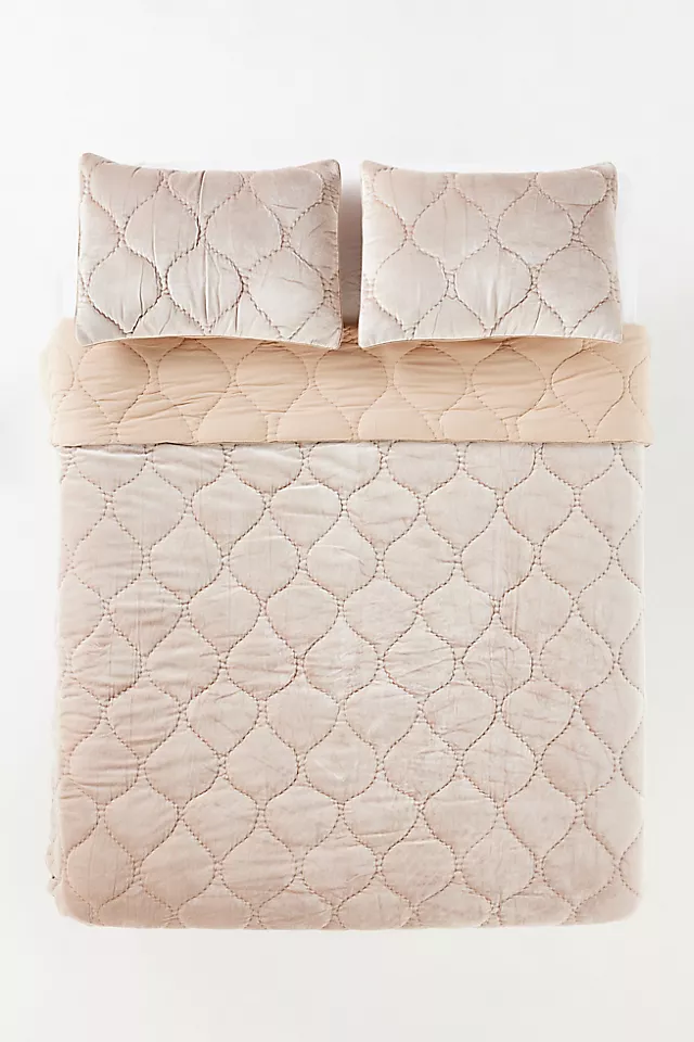 Claire Cotton Velvet Satin Quilt