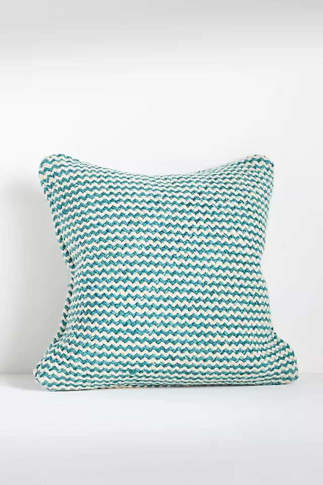 Chevron Indoor/Outdoor Woven Pillow