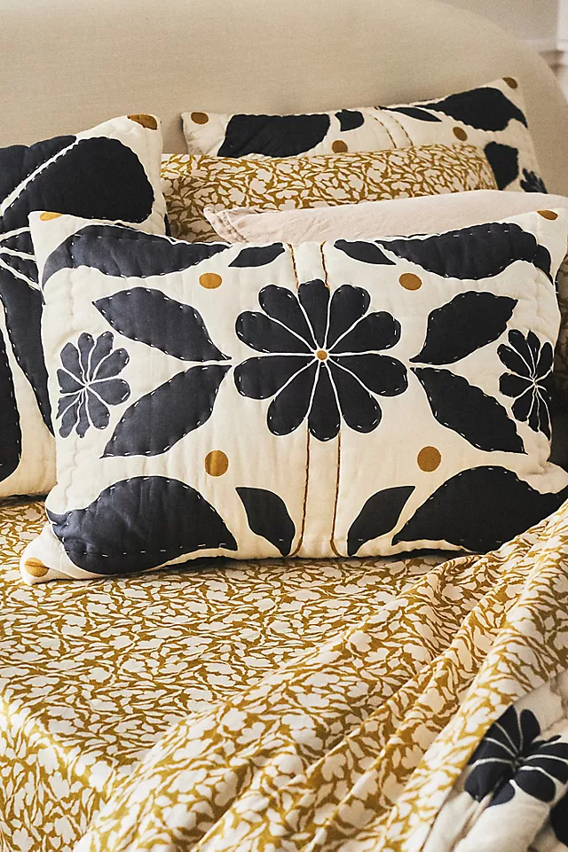 McKenzie Parrott Organic Cotton Sateen Floral Printed Sheet Set