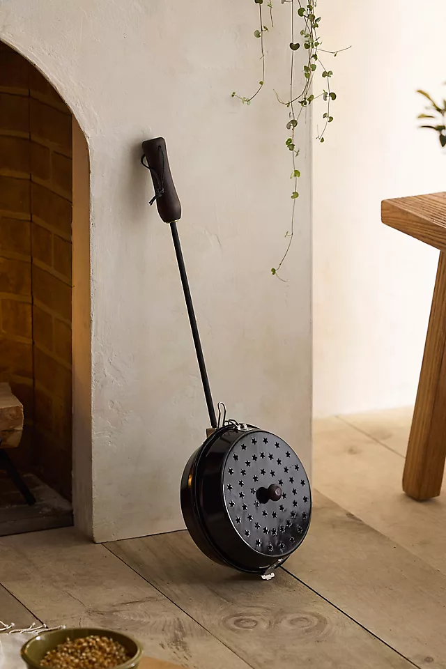 Enamel Popcorn Popper