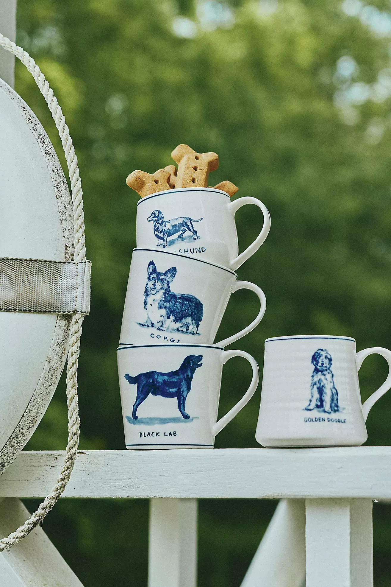 Molly Hatch Stoneware Dog Mug