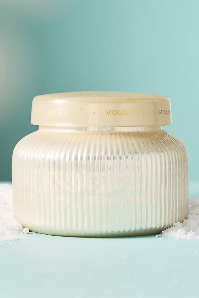 Capri Blue Volcano Glass Candle