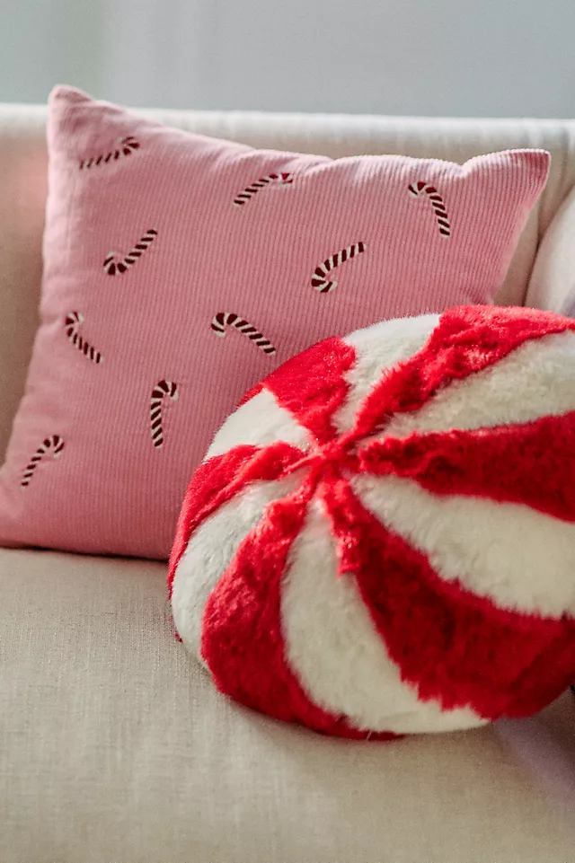 Velvet Corduroy Embroidered Icon Pillow