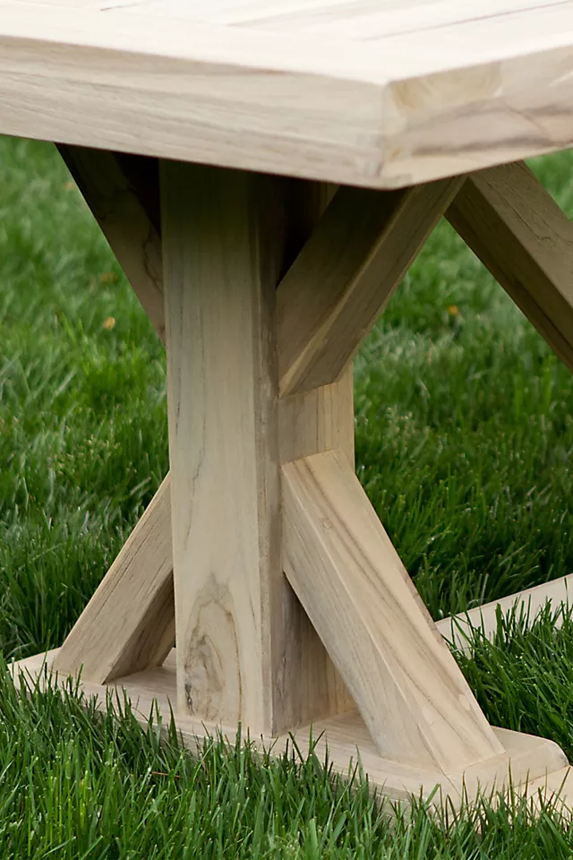 Trestle Teak Dining Table