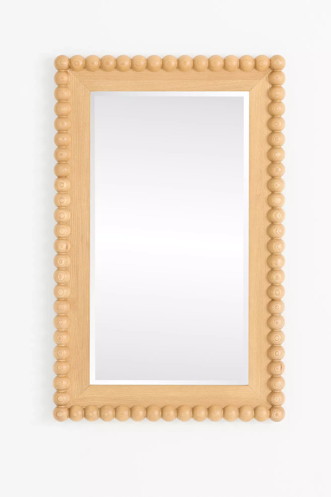 Pippa Wood Bobbin Rectangle Portrait Wall Mirror