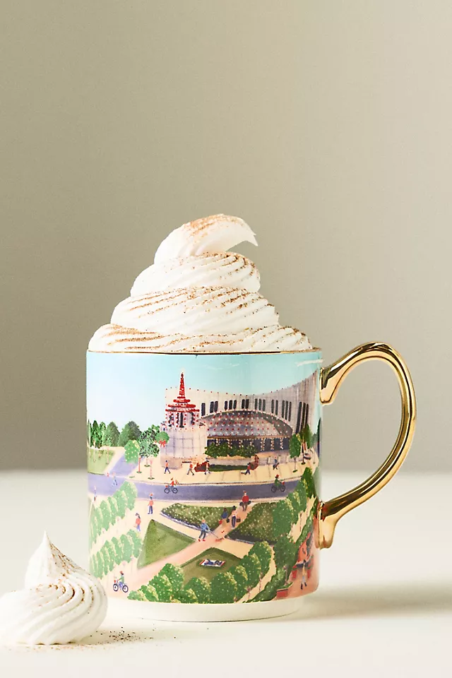 Holiday in the City Stoneware Mug