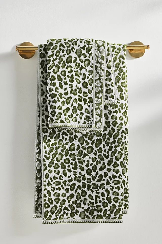 Lola Leopard Bath Towel Collection