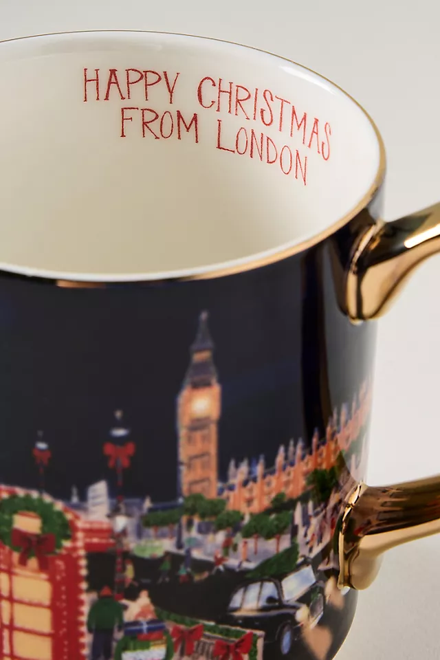 Holiday in the City Stoneware Mug