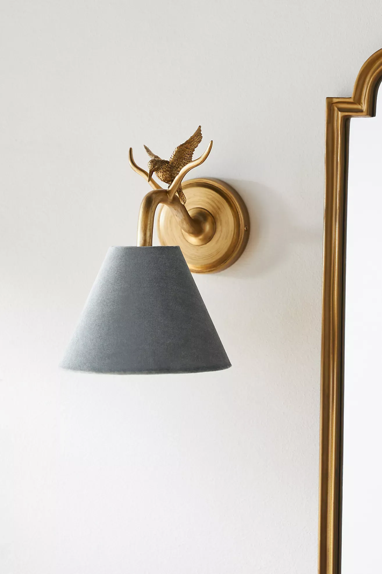The Icon Sconce Wall Light: Hummingbird Edition
