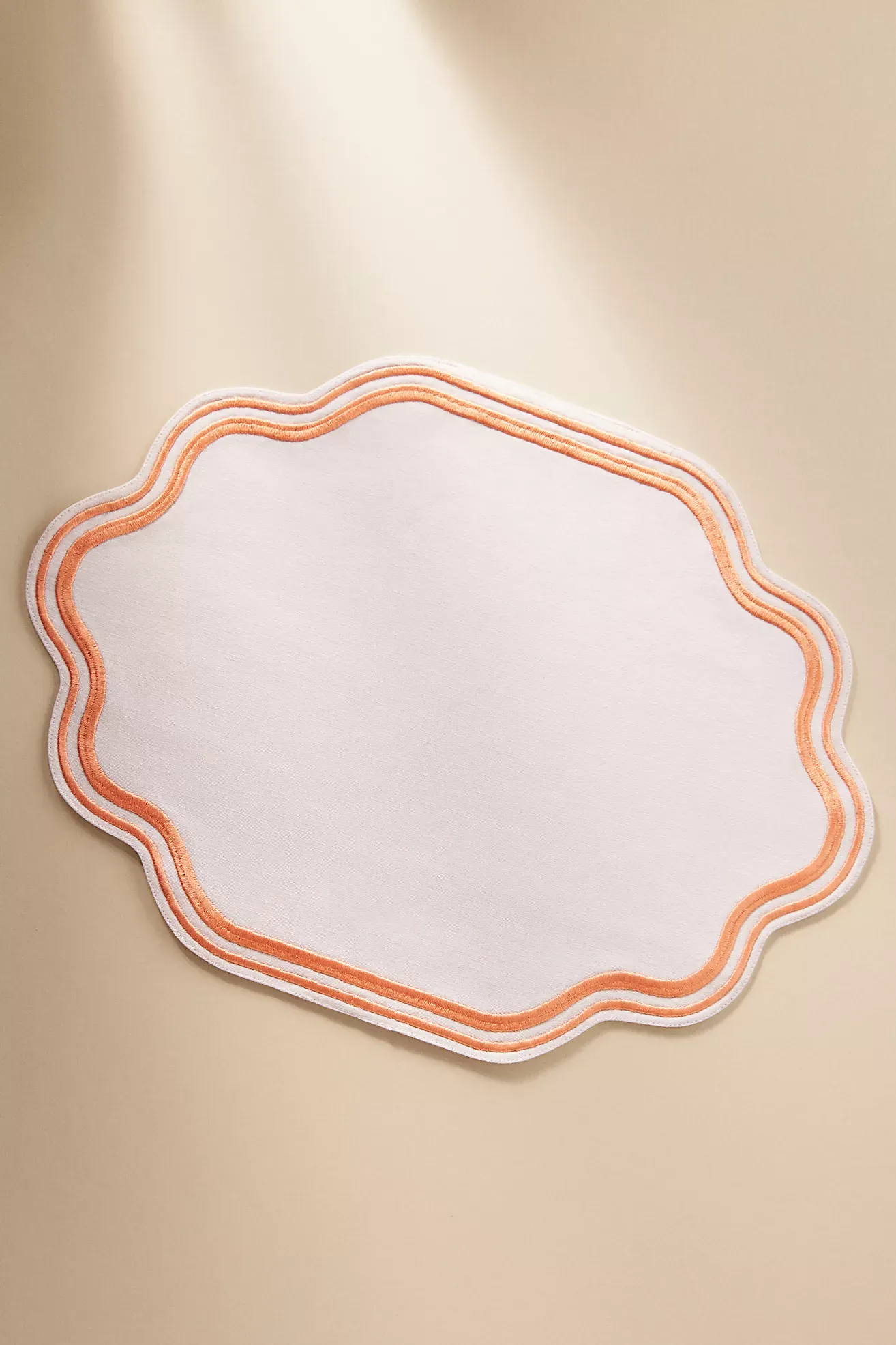 Madeline Embroidered Cotton Placemat