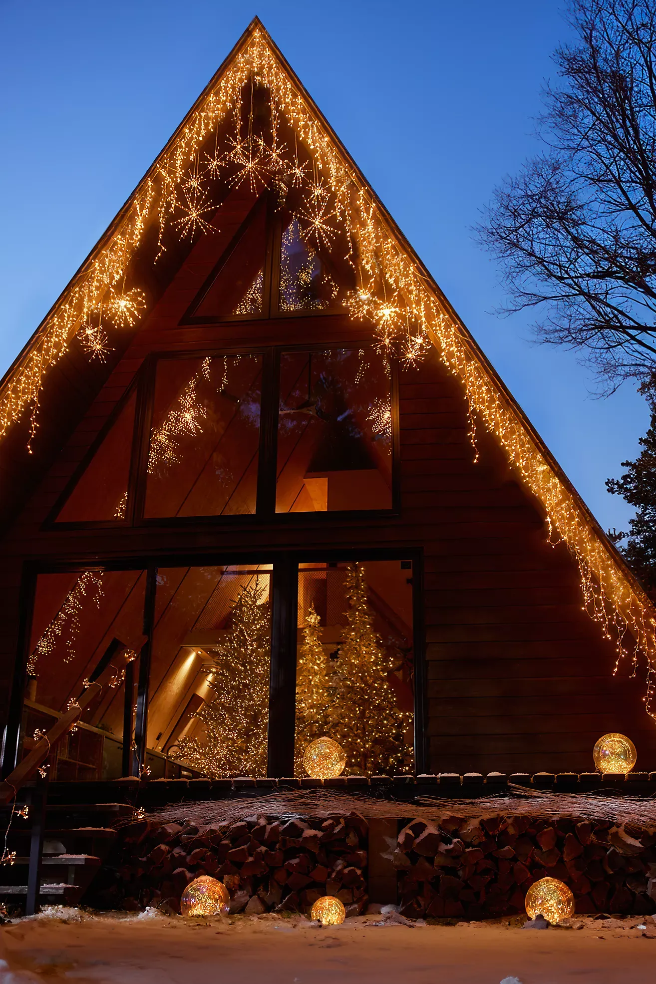 Stargazer Twinkling Copper Curtain