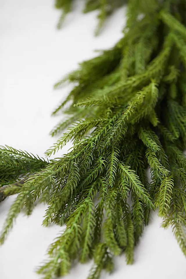 Faux Norfolk Pine Garland, 72