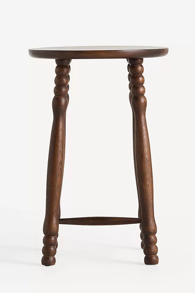 Pierre Turned Wood Counter Stool