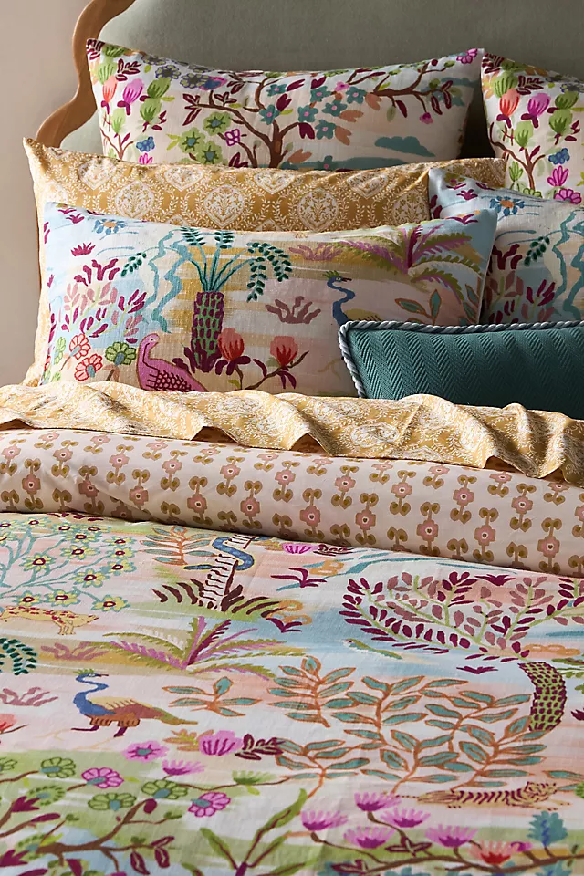 The Printed Cotton-Slub Duvet Collection