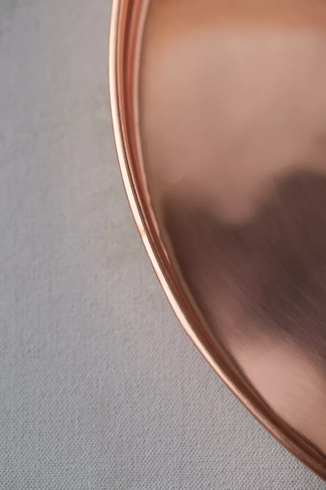 Habit & Form Solid Copper Circle Tray