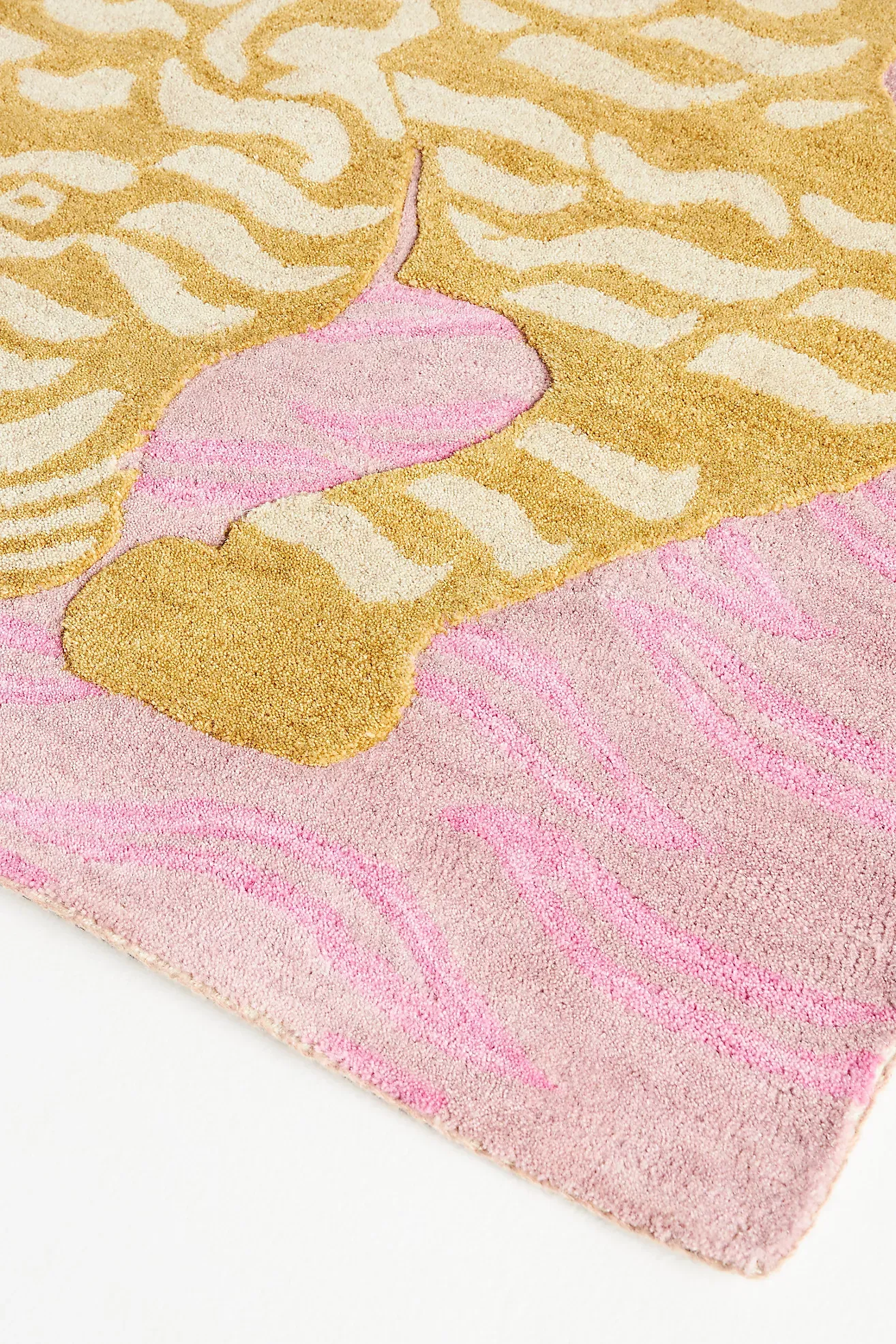 Wool Hand-Tufted Tiger Rug