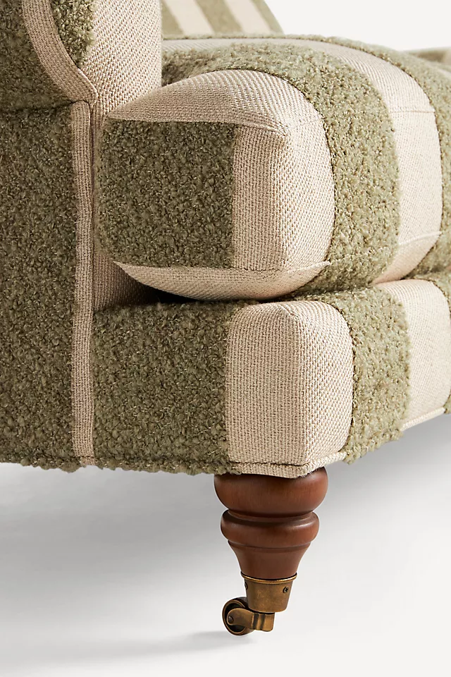 Cecilia Willoughby Bouclé Two-Cushion Sofa