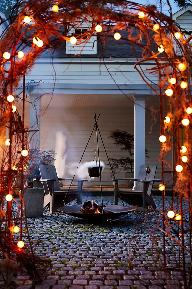 Weathering Steel Low Bowl Fire Pit