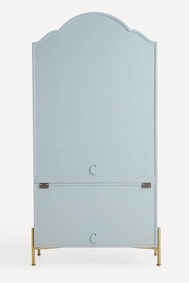 Livia Glass & Wood Storage Hutch