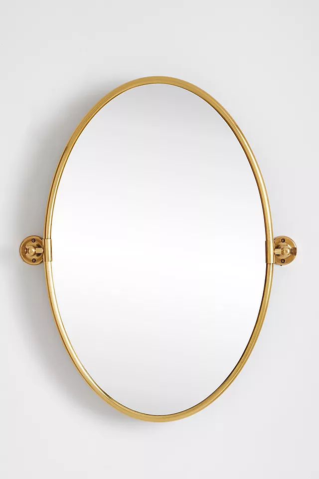Burnish Brass Mirror
