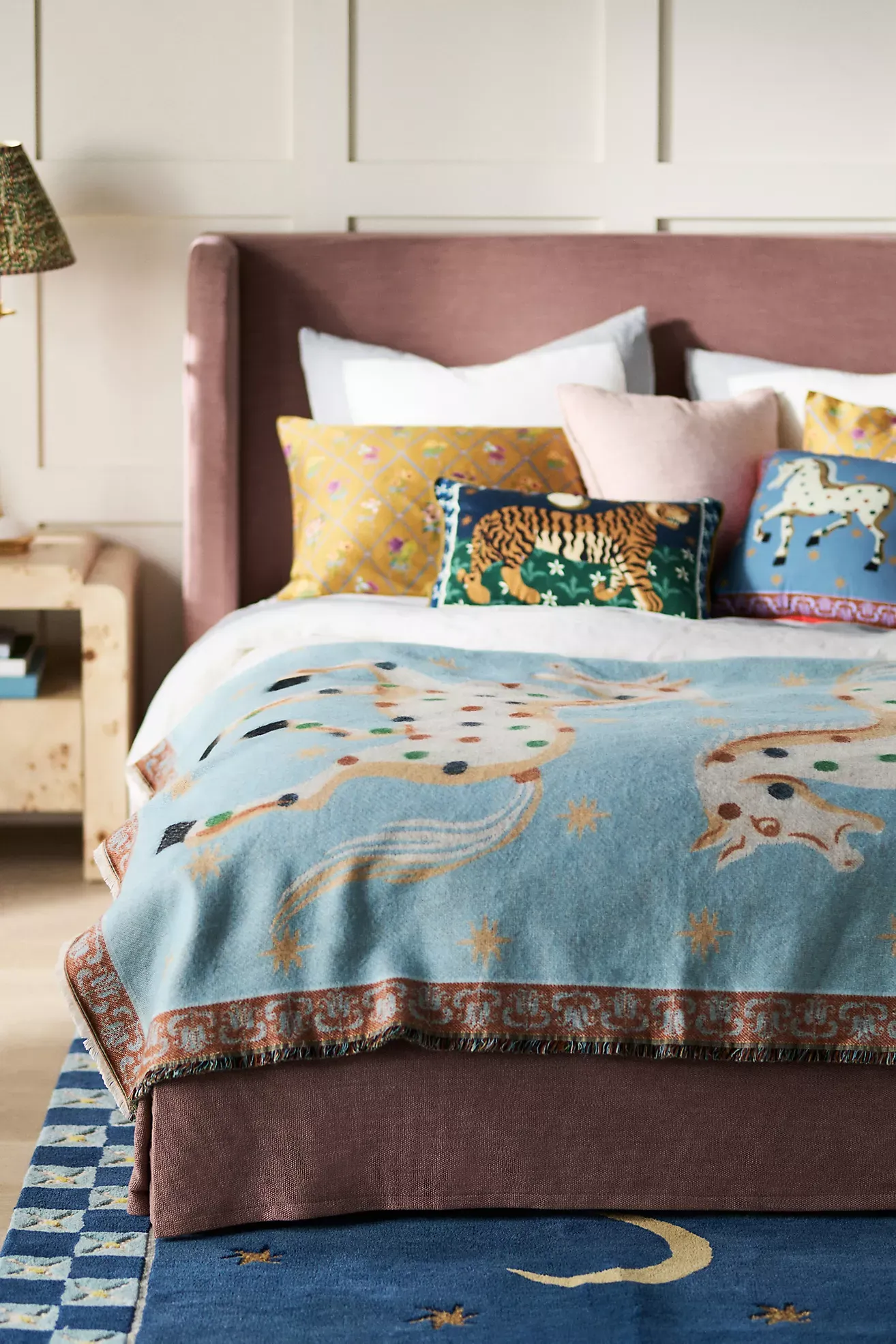 Printed Goods Tiger Hand-Tufted Wool Rug