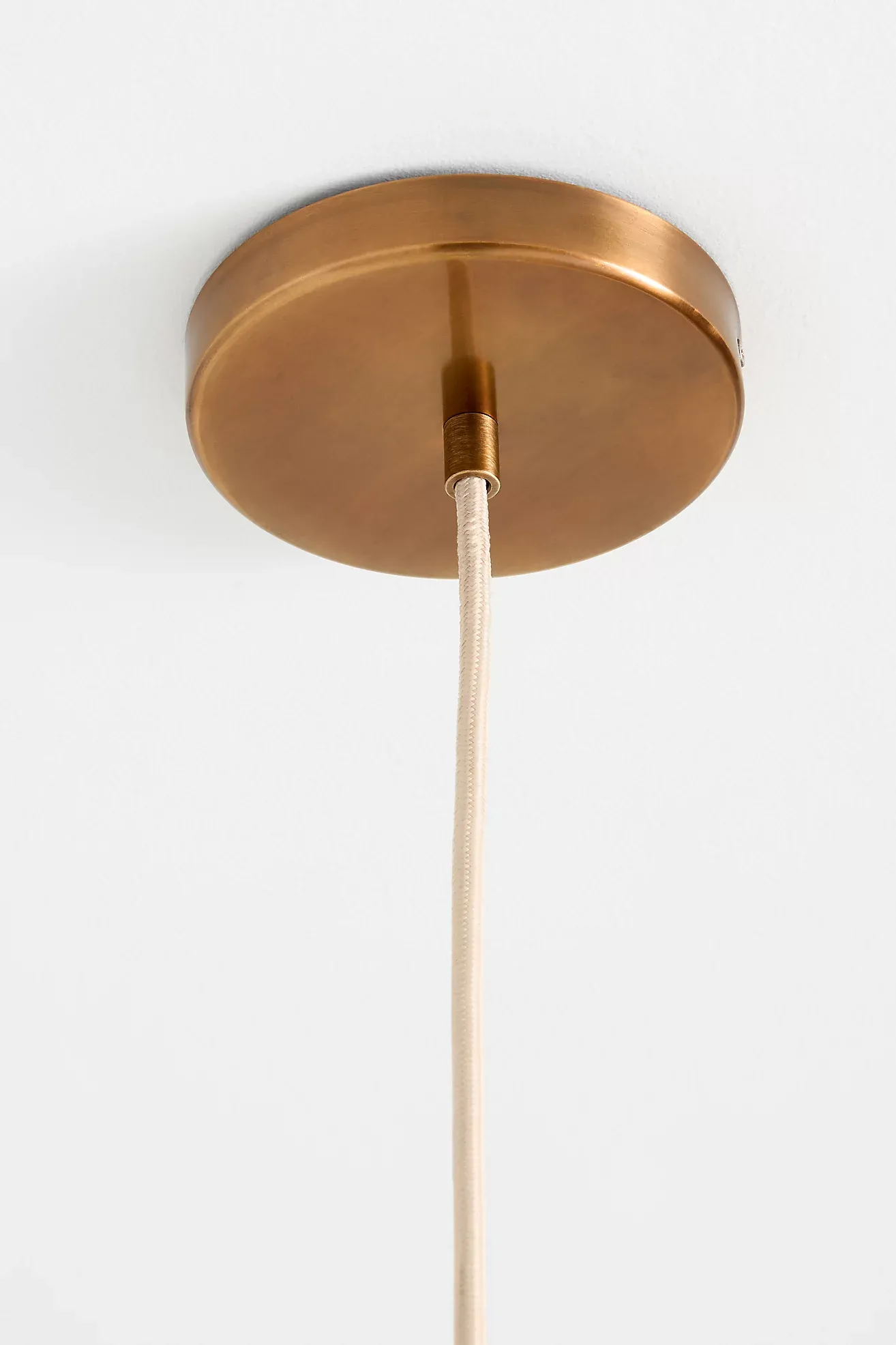 Painted Leaf Glass Pendant