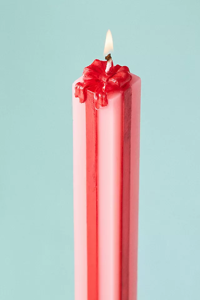 Gift Box Taper Candles, Set of 2