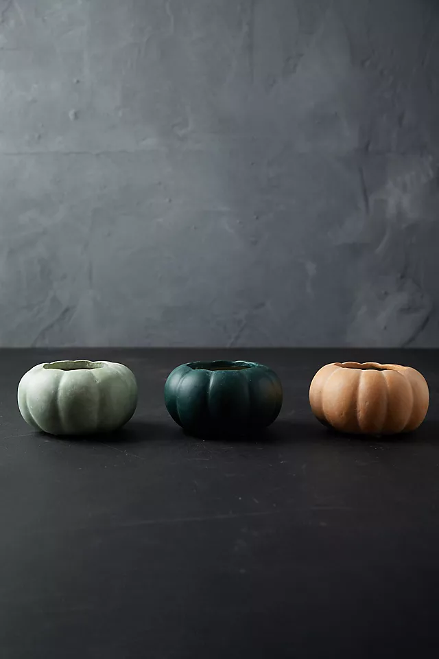 Ceramic Pumpkin Planter, Mini