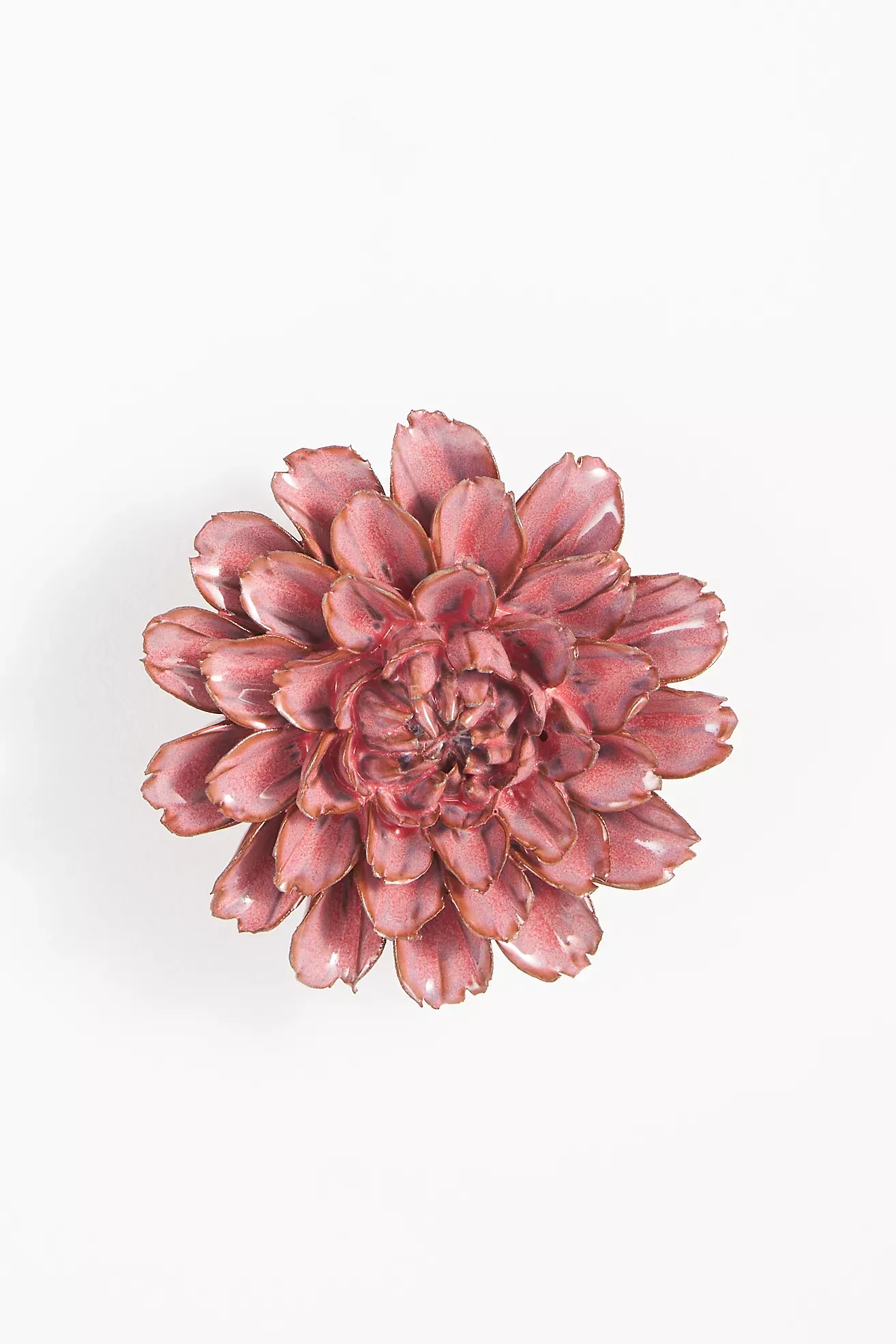 Pink Ceramic Flower Gallery Wall Charm