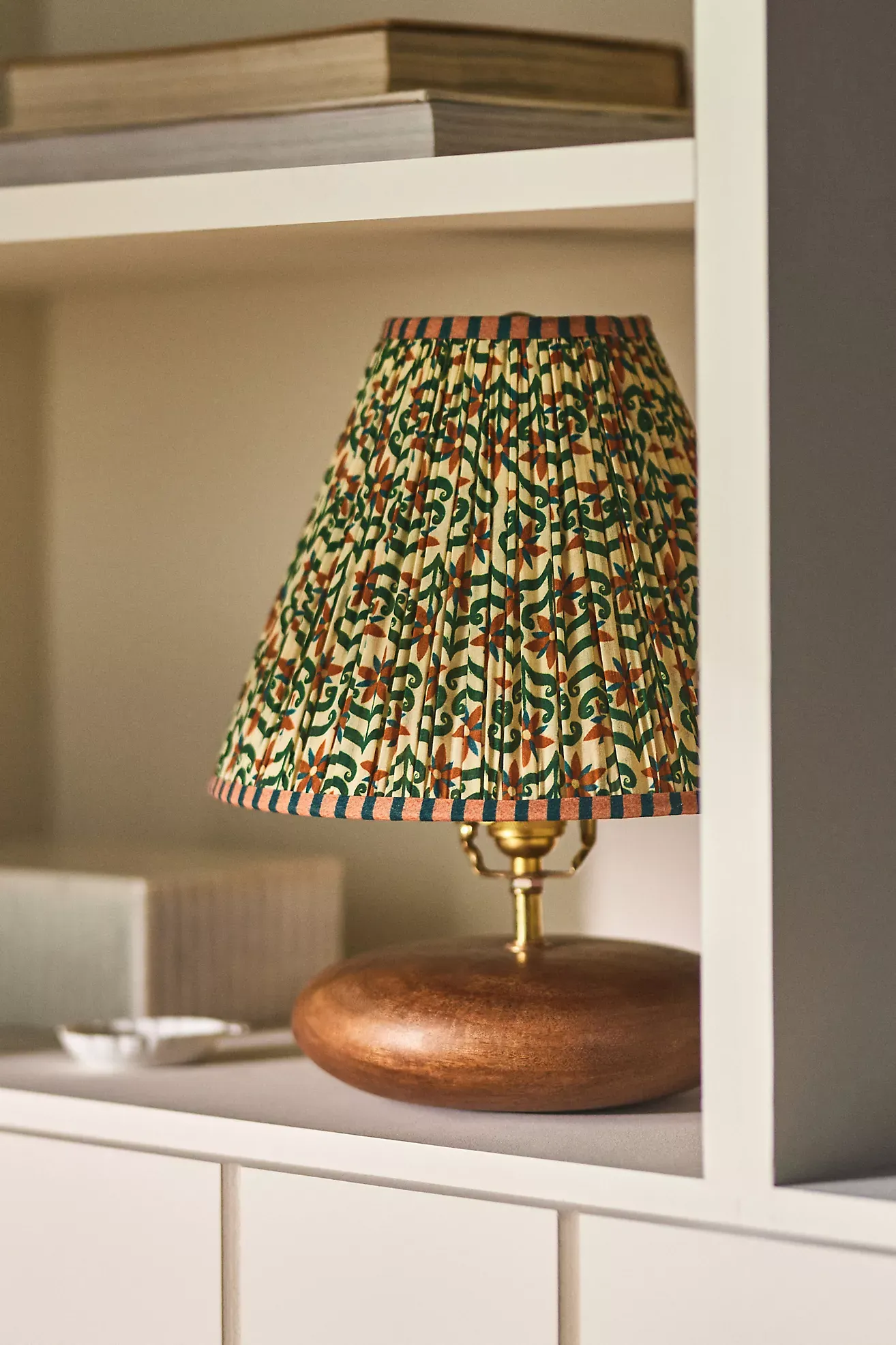 Printed Goods Ruched Empire Lamp Shade