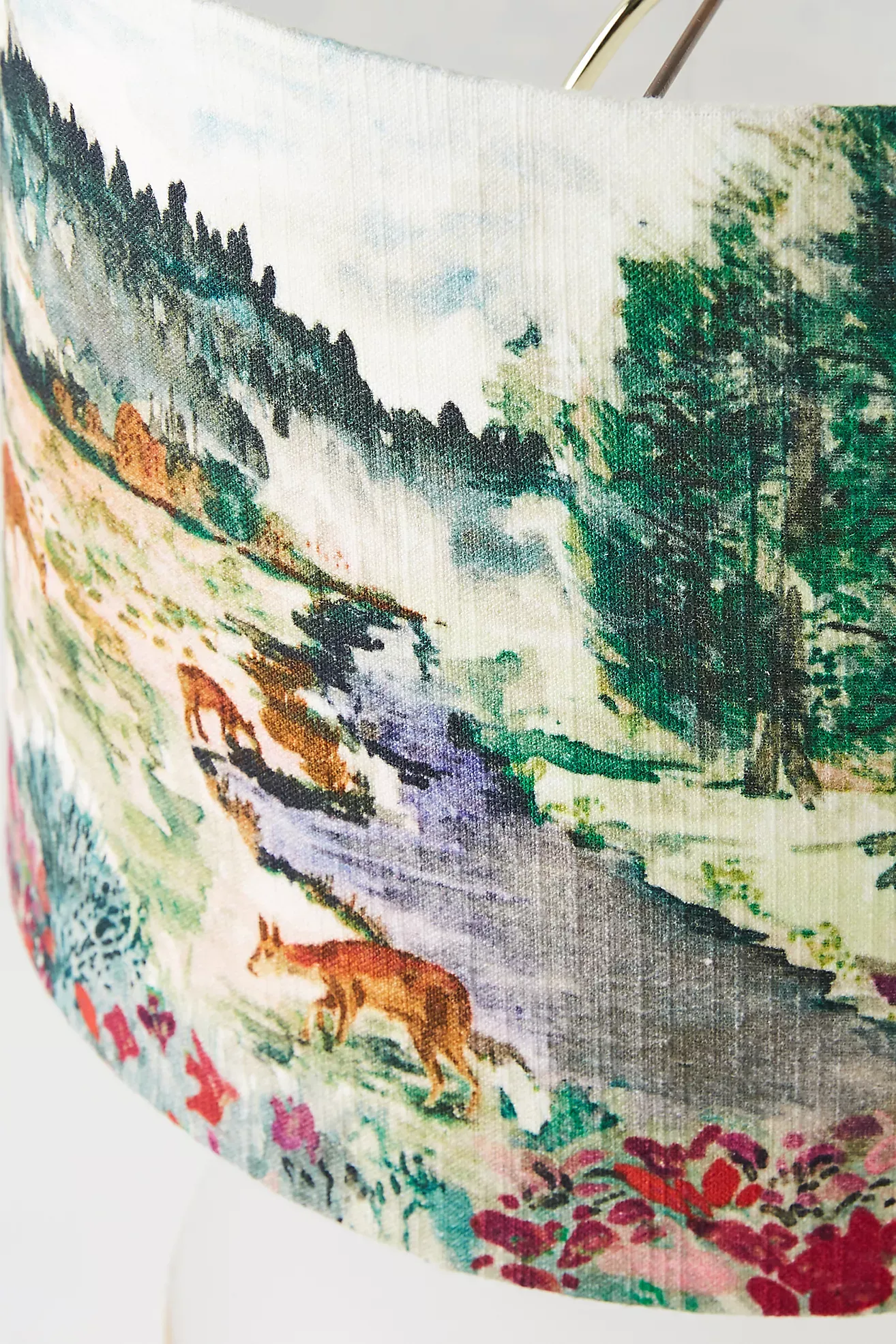 Printed Fabric Lamp Shade