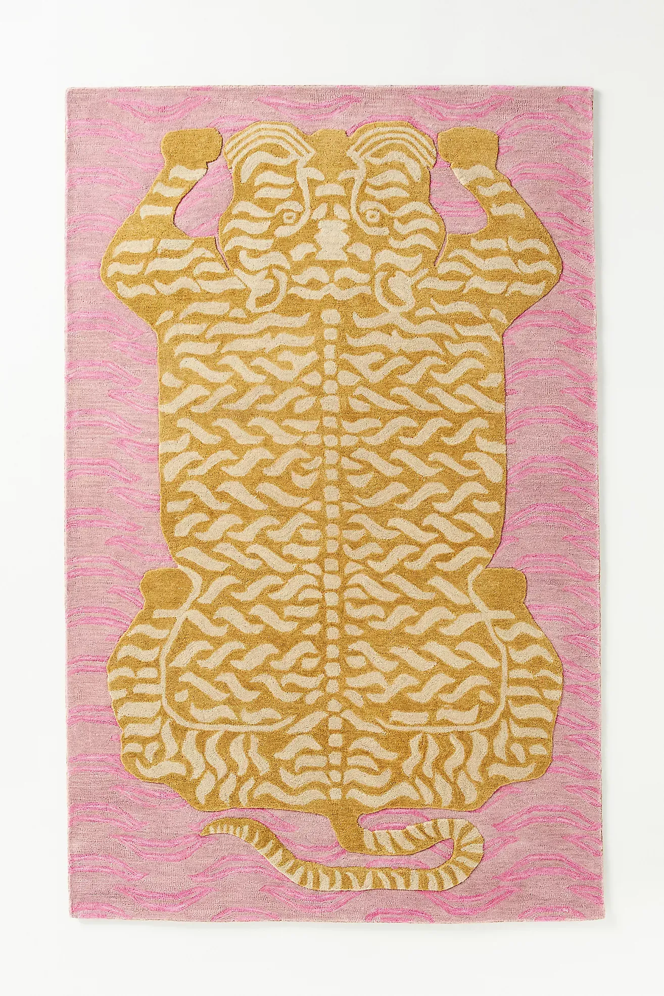 Wool Hand-Tufted Tiger Rug