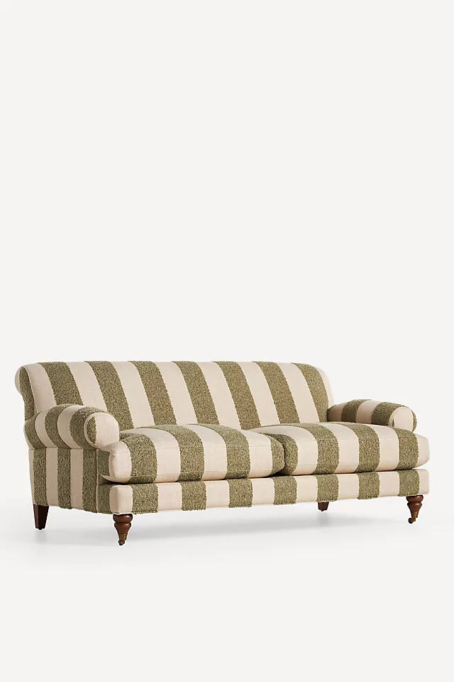 Cecilia Willoughby Bouclé Two-Cushion Sofa