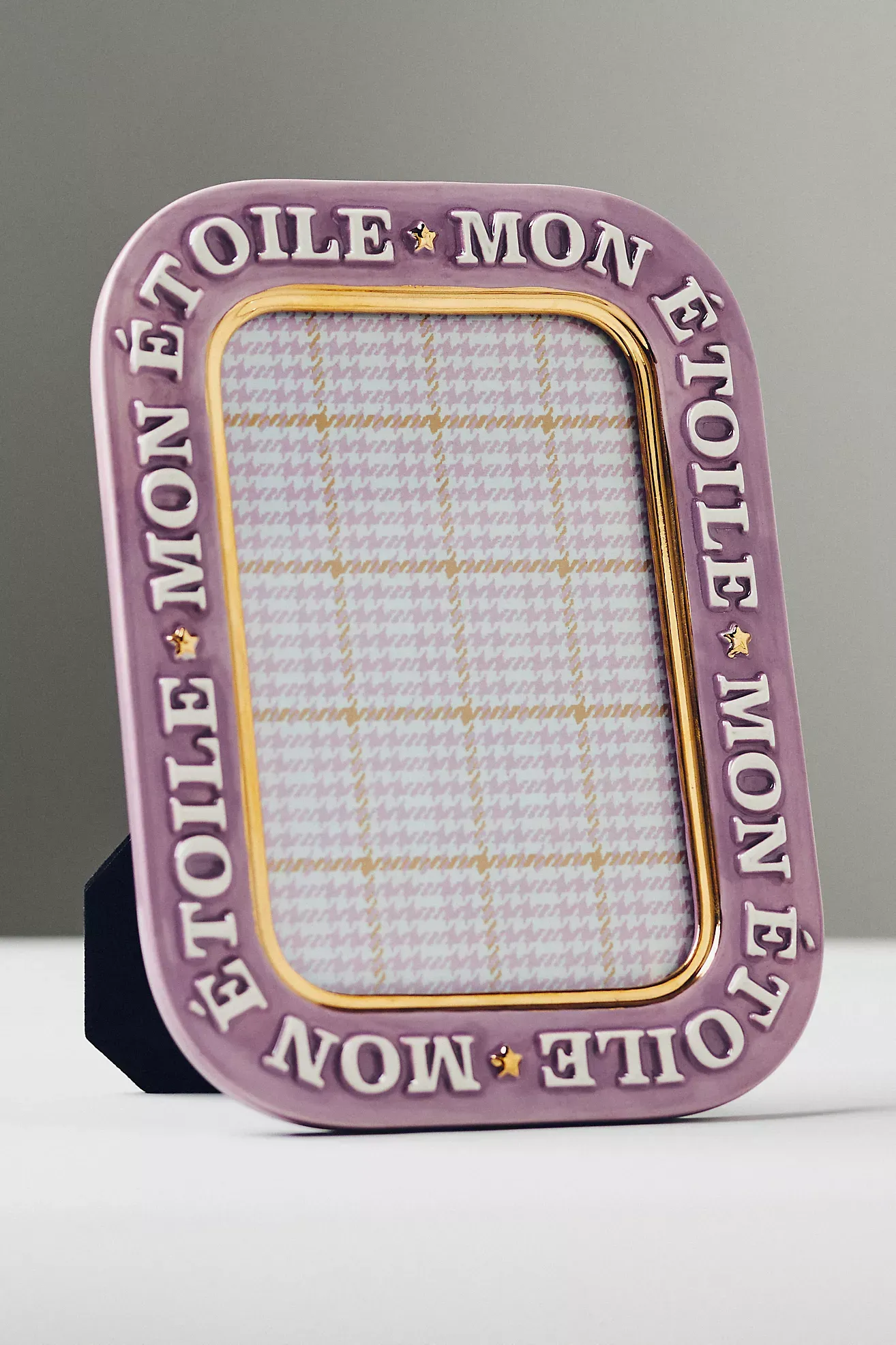 Claudette Text Stoneware Picture Frame