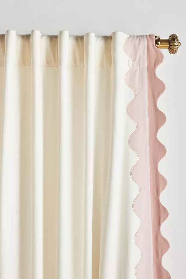 Maeve Scalloped Cotton Curtain