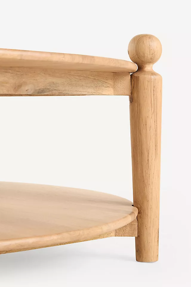 Roma Oak Round Coffee Table