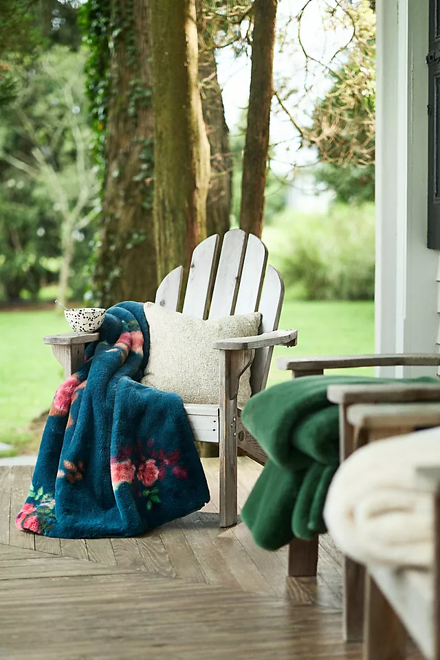 Maeve Printed Faux Fur Throw Blanket