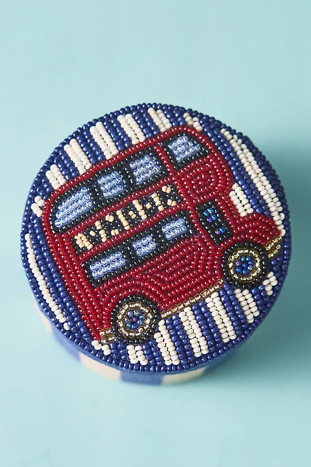 The Fiona Beaded City Lidded Jewelry Box