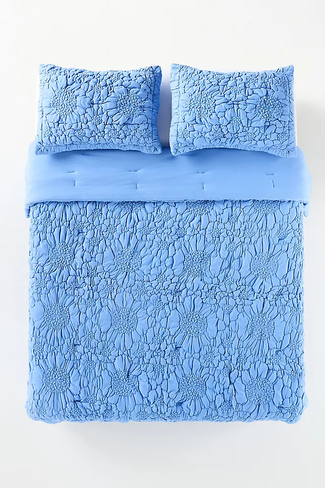 Dahlia Cotton Jersey Floral Quilt