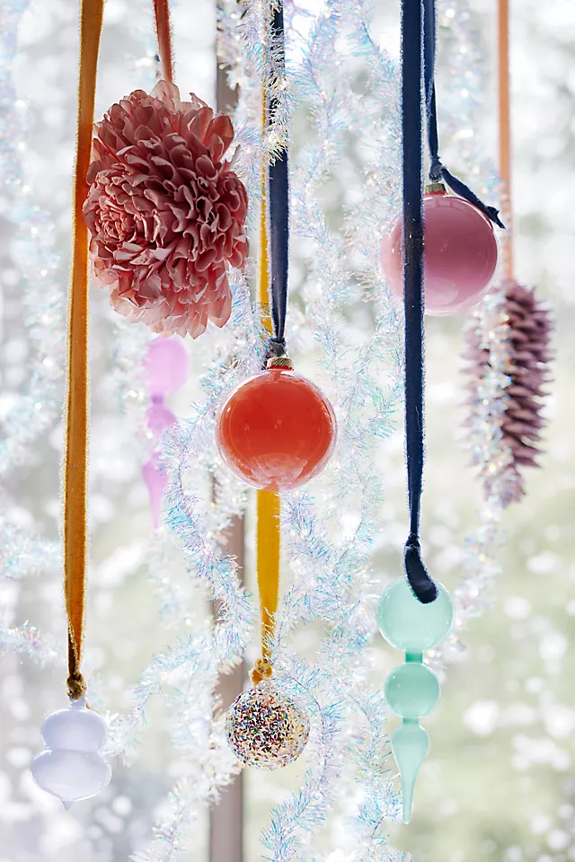 Good Cheer Bauble Midi Ornaments, Set of 25