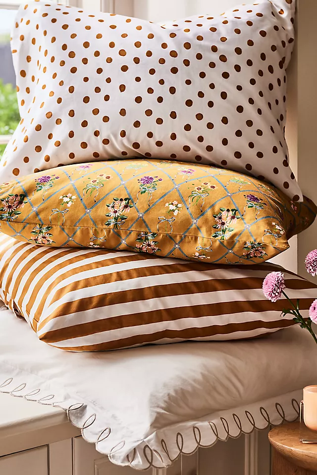 The Organic Cotton Sateen Printed Sheet Set by Maeve