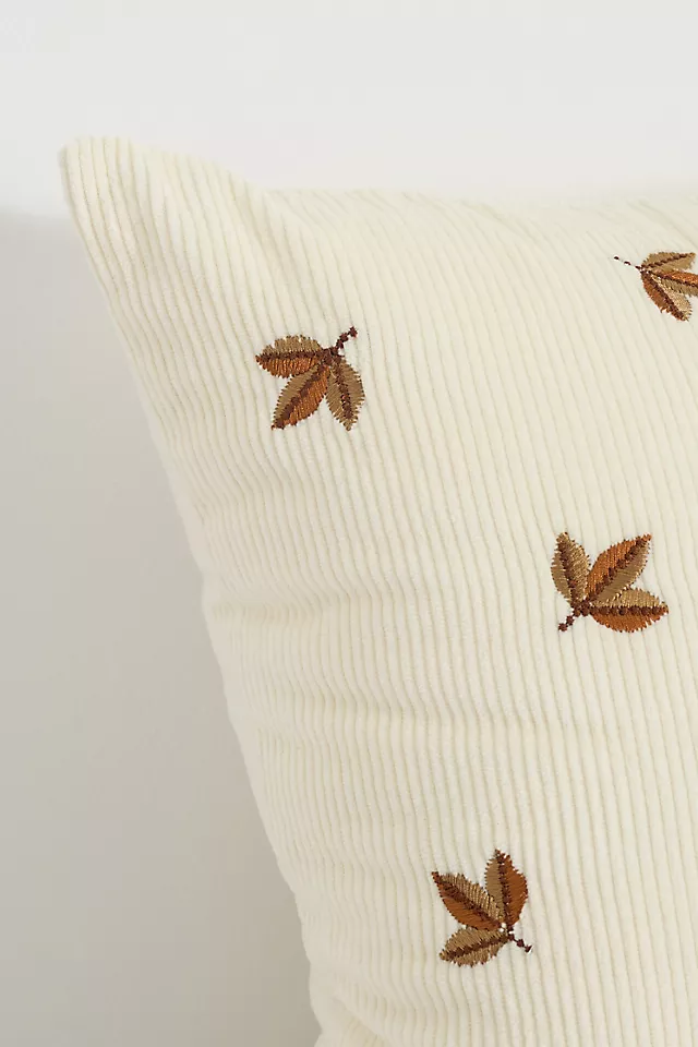Velvet Corduroy Embroidered Icon Pillow