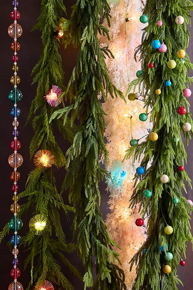 Faux Norfolk Pine Garland, 72