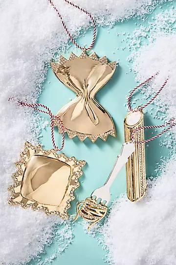 BaubleBar x Anthropologie Jeweled Pasta Ornament