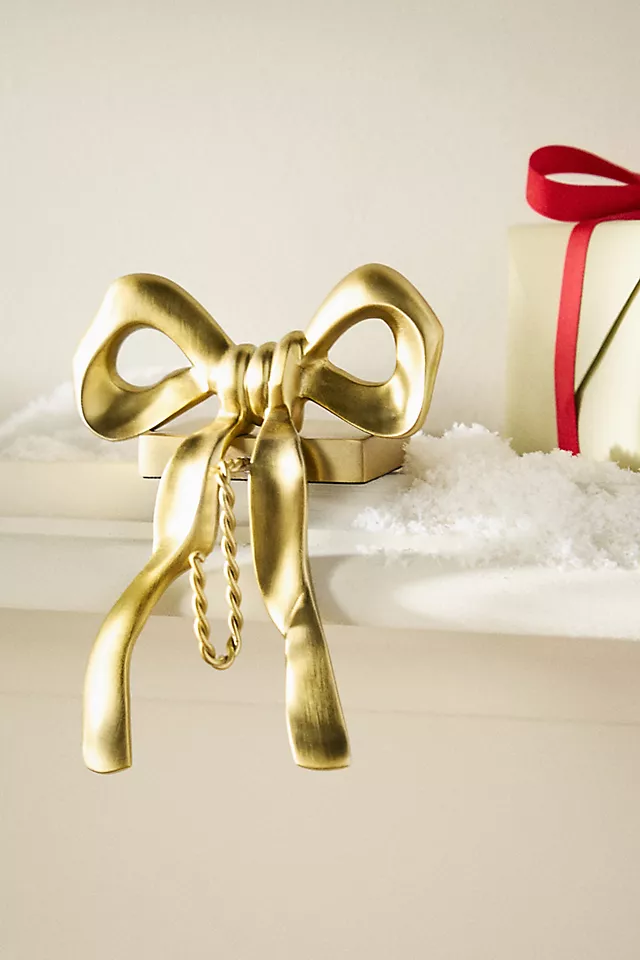 Bow Metal Stocking Holder