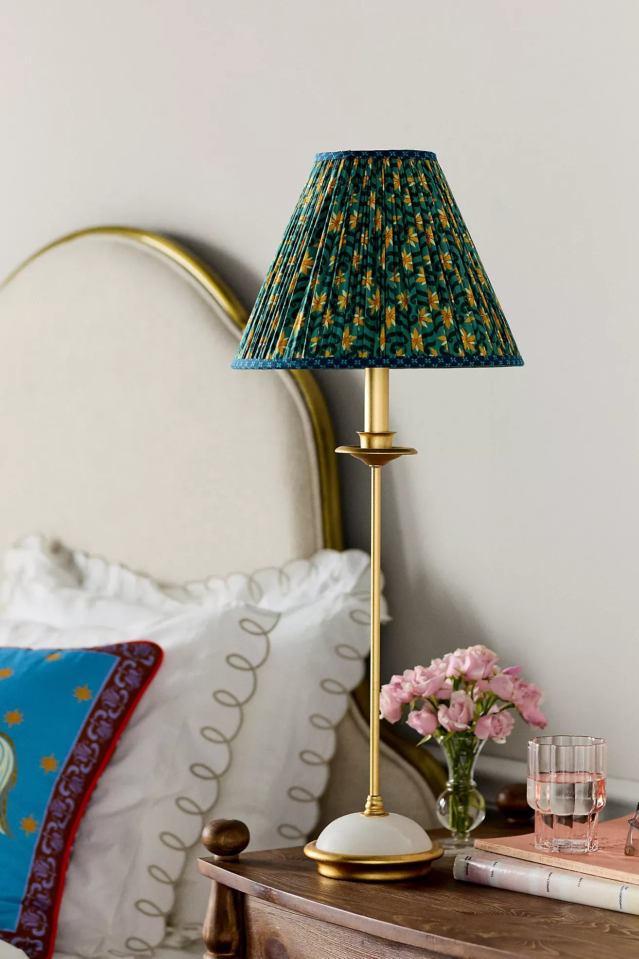 Printed Goods Ruched Empire Lamp Shade
